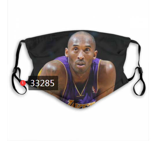 2021 NBA Los Angeles Lakers #24 kobe bryant 33285 Dust mask with filter